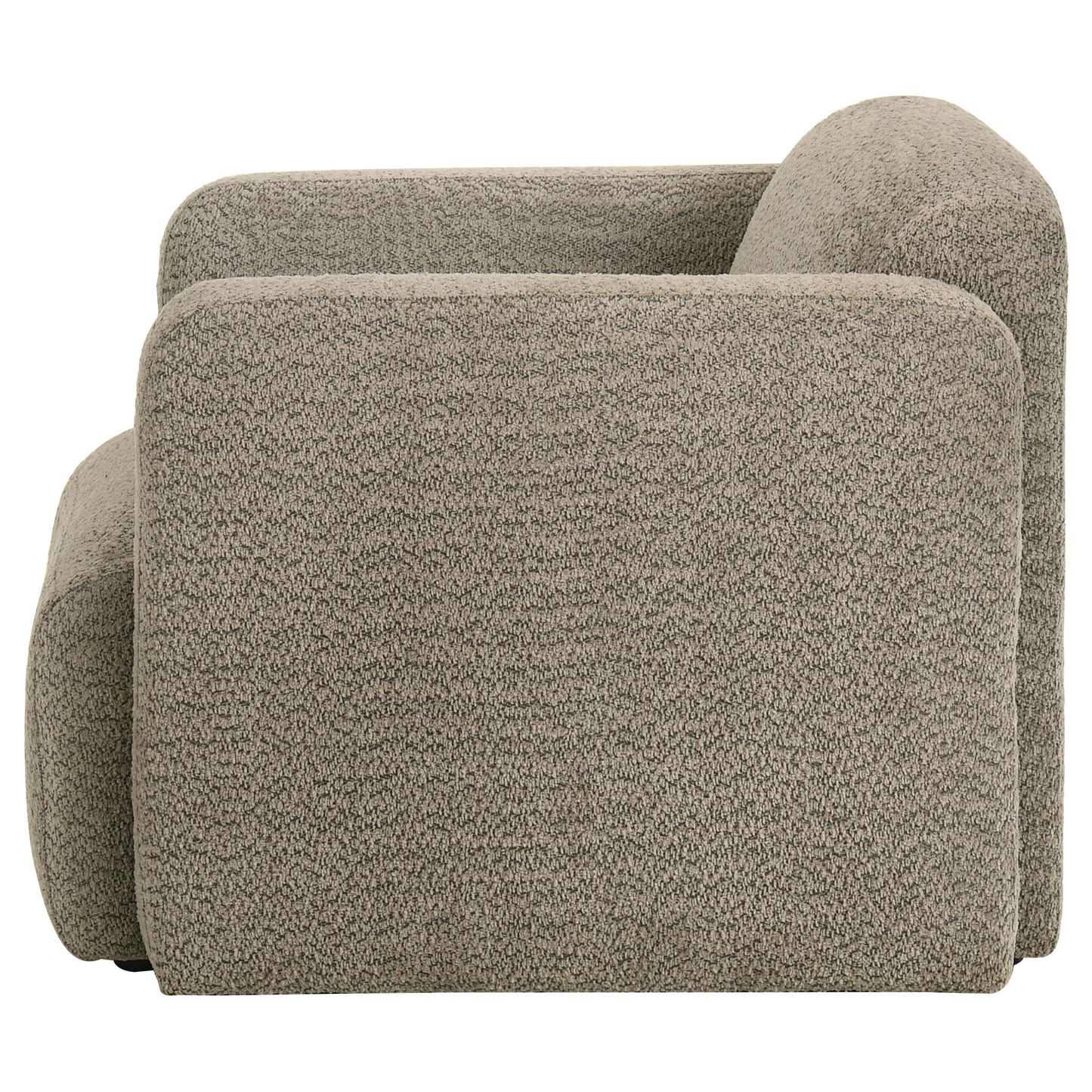 Brielle Curved Arm Accent Chair – Cocoa