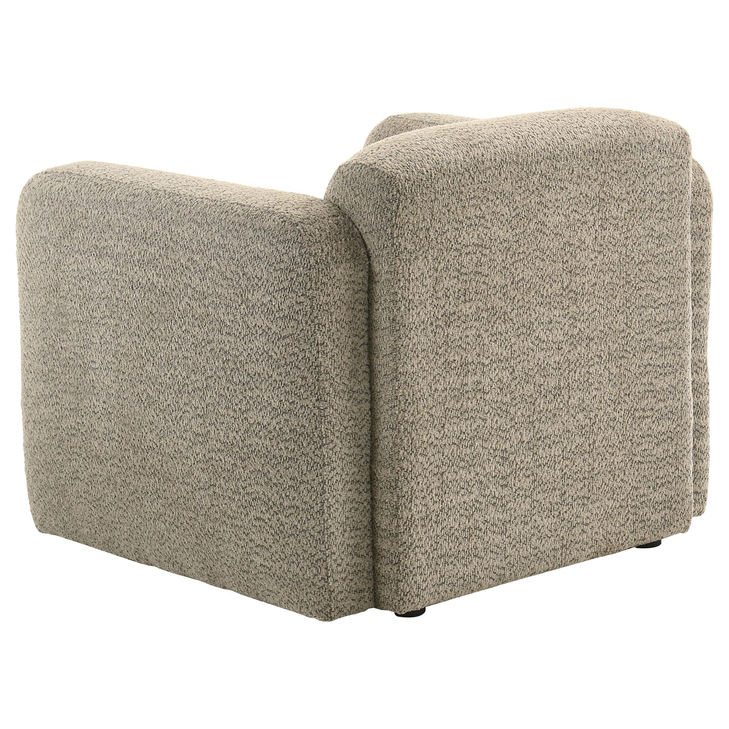 Brielle Curved Arm Accent Chair – Cocoa