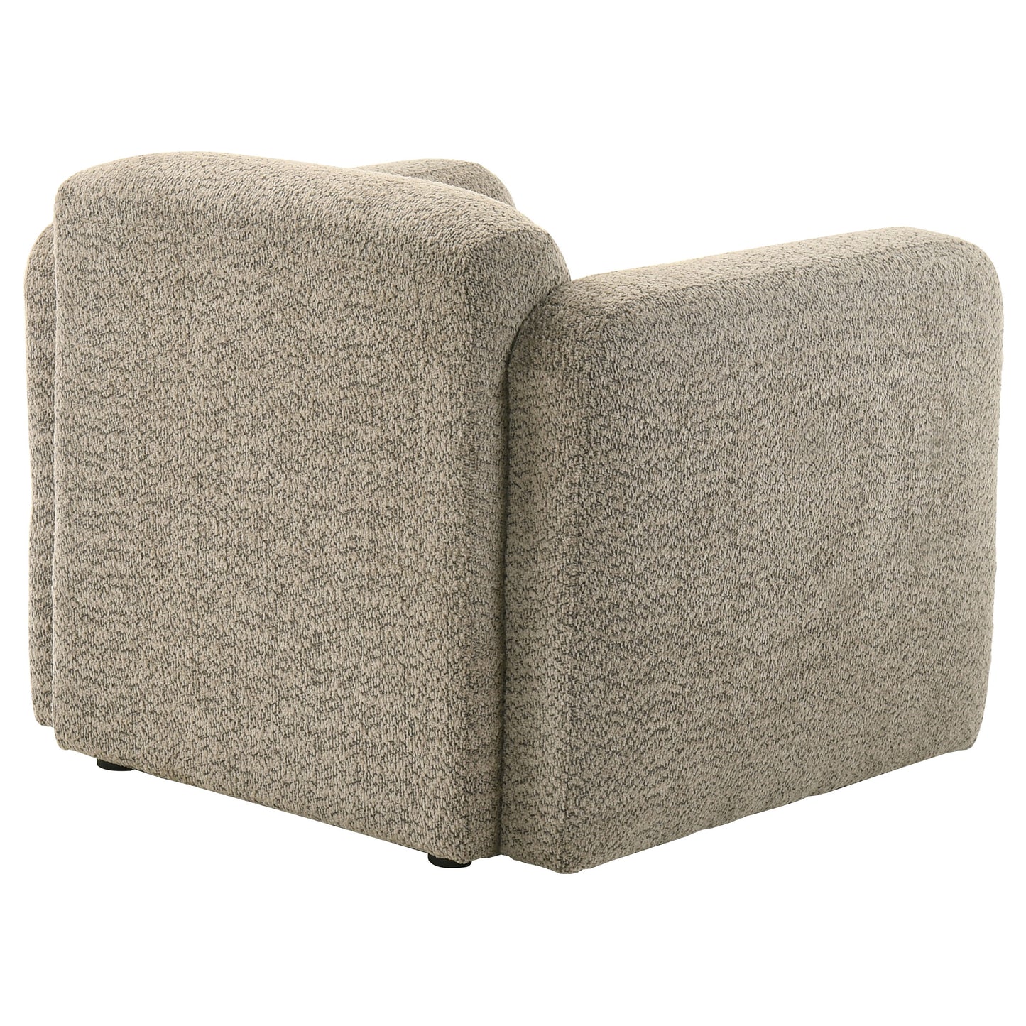 Brielle Curved Arm Accent Chair – Cocoa