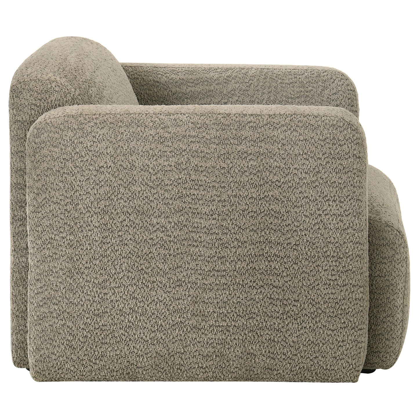 Brielle Curved Arm Accent Chair – Cocoa