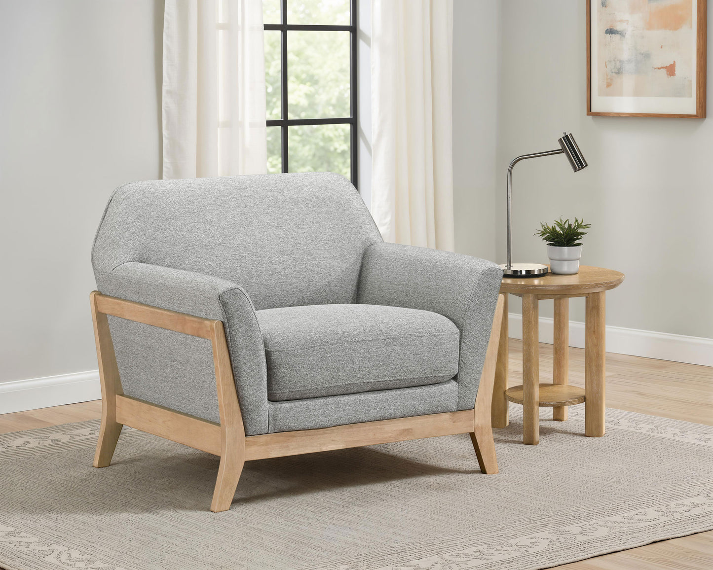 Marceau Sculpted Lounge – Ash Grey