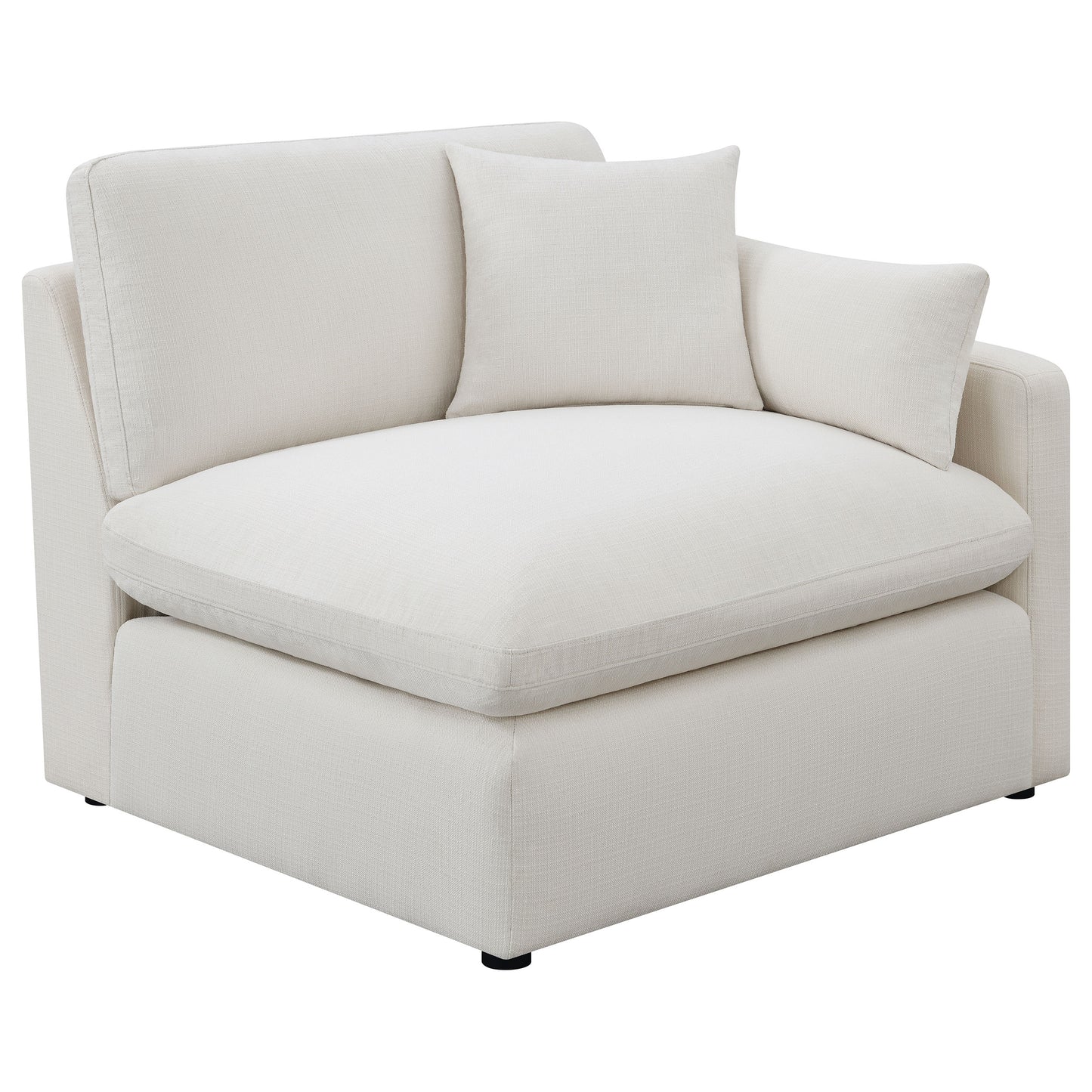 Calvyn Linen RAF Sectional Chair – Ivory