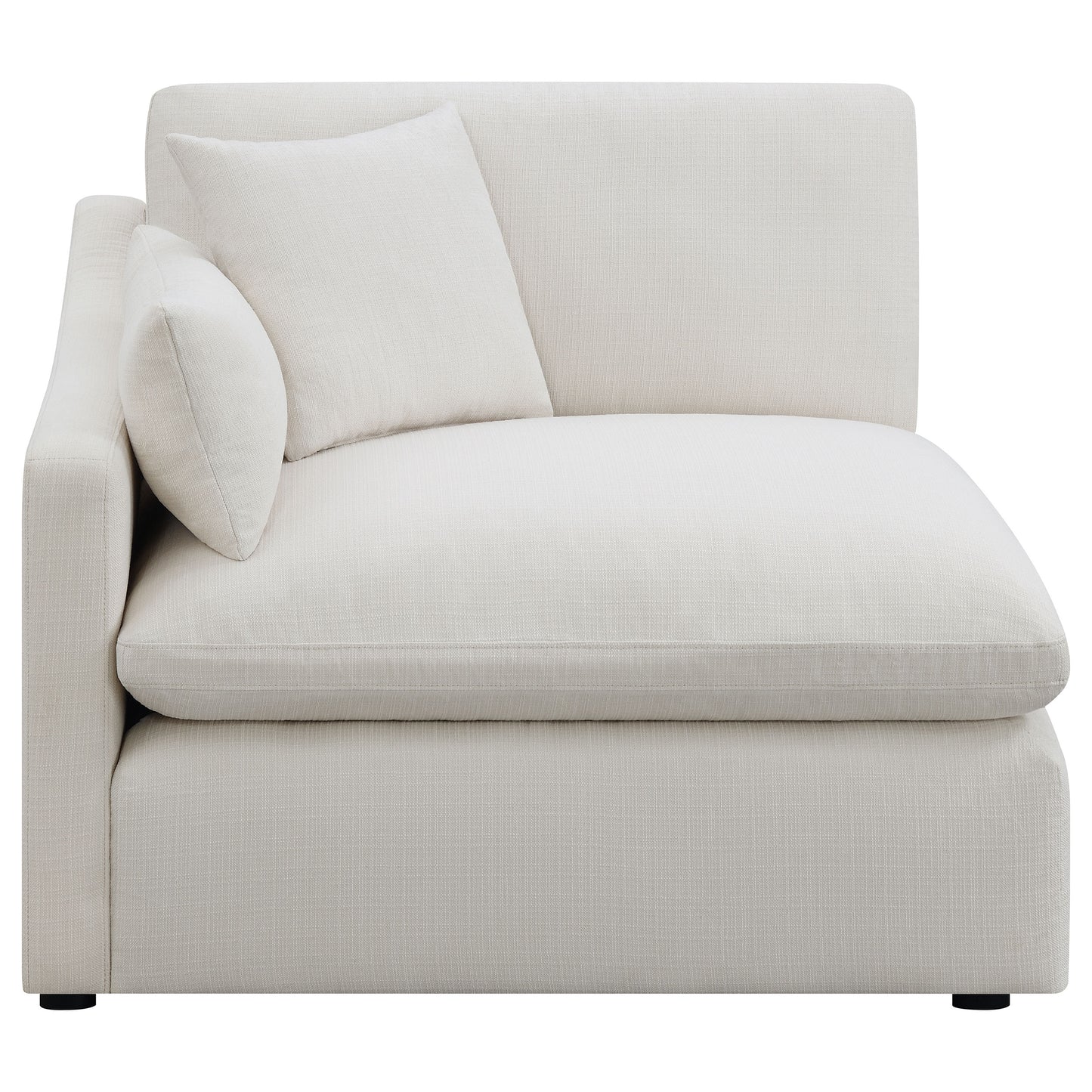 Calvyn Linen RAF Sectional Chair – Ivory
