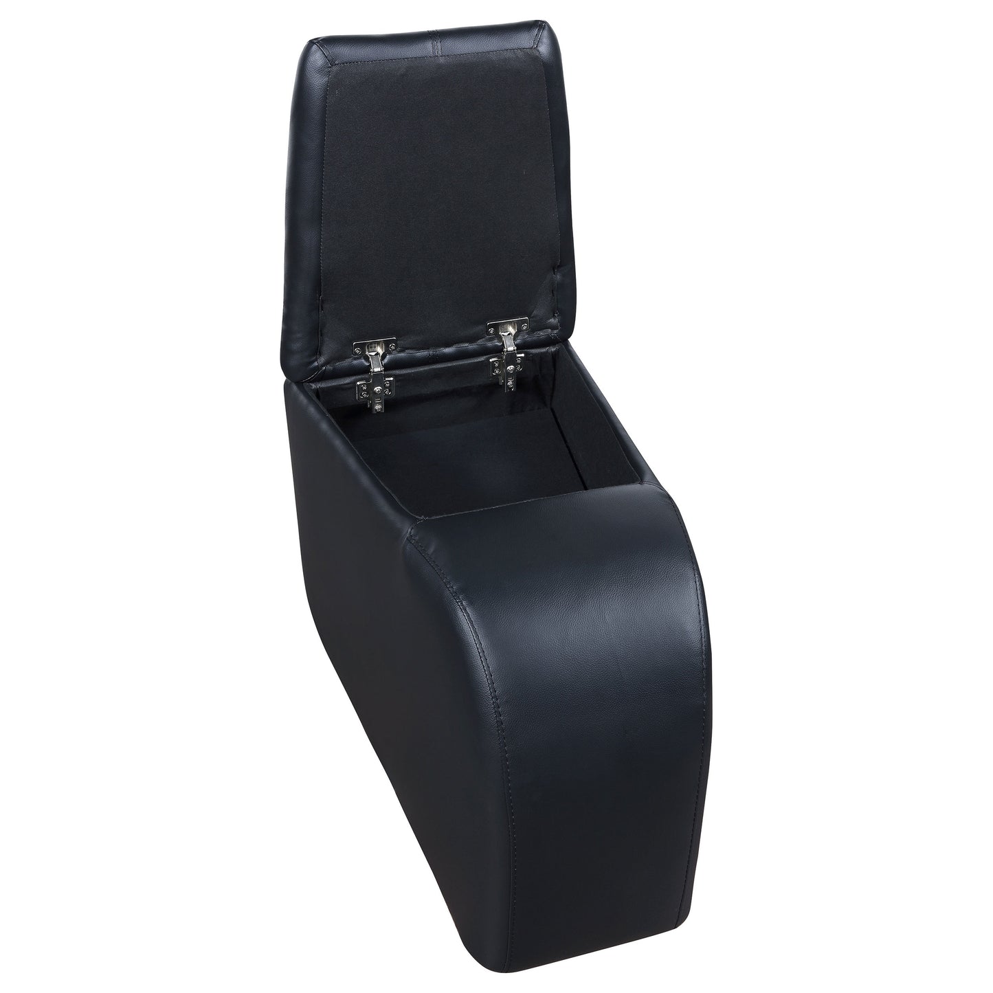 Verona Black 5-Piece Leather Theater Seating
