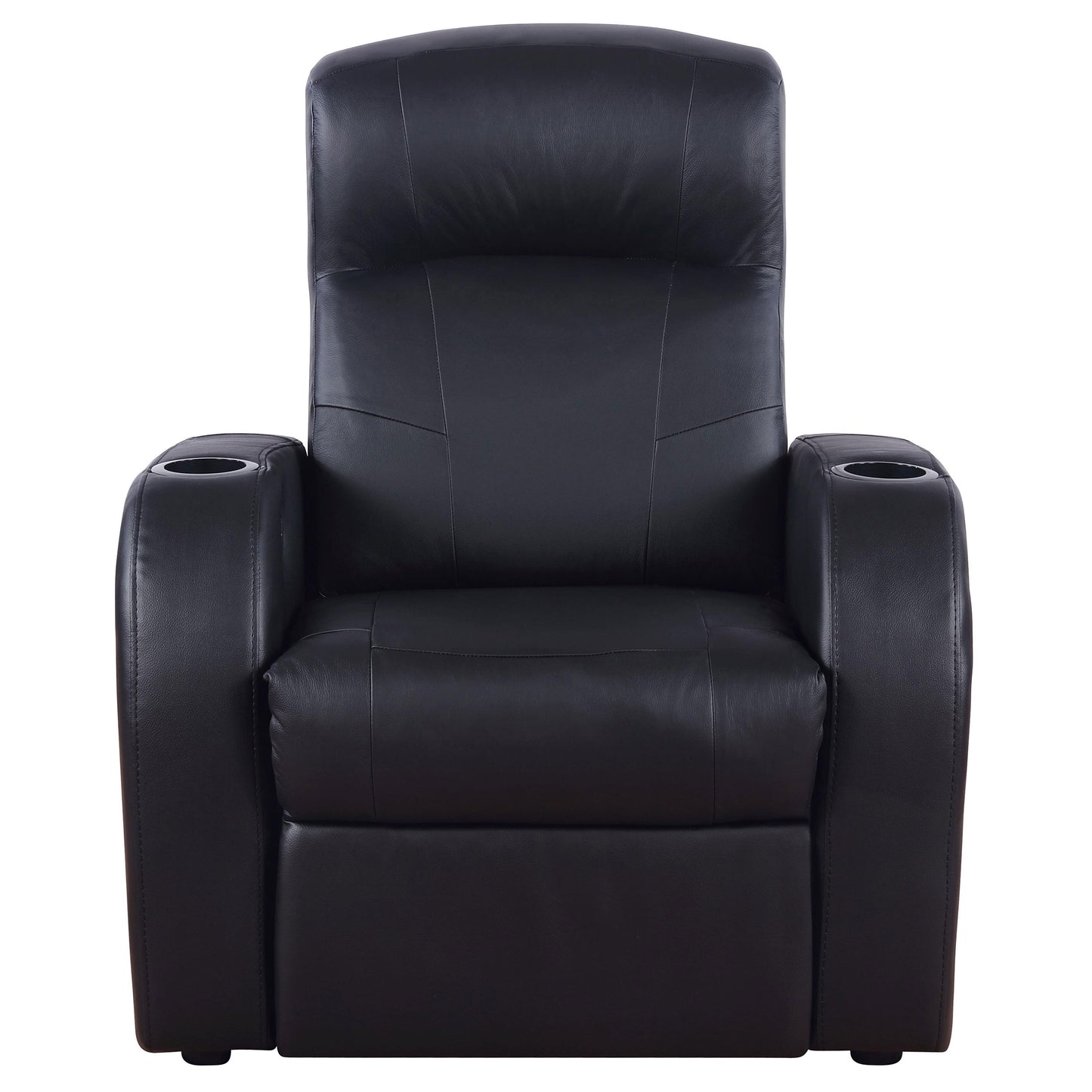 Zayden Black Fabric Recliner