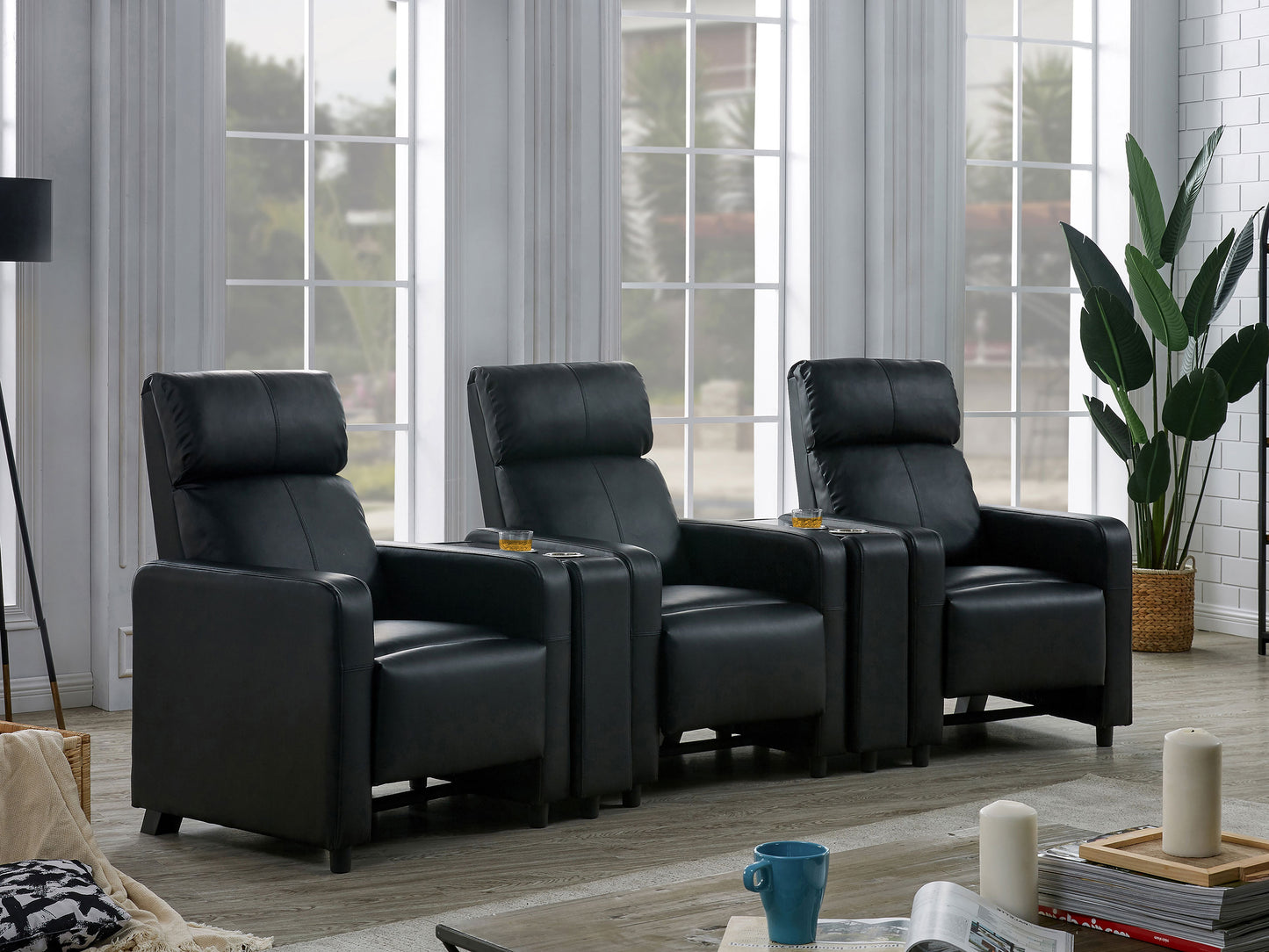 Eclipse Noir Reclining Theater Collection