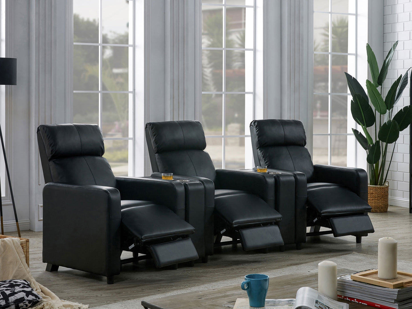 Eclipse Noir Reclining Theater Collection