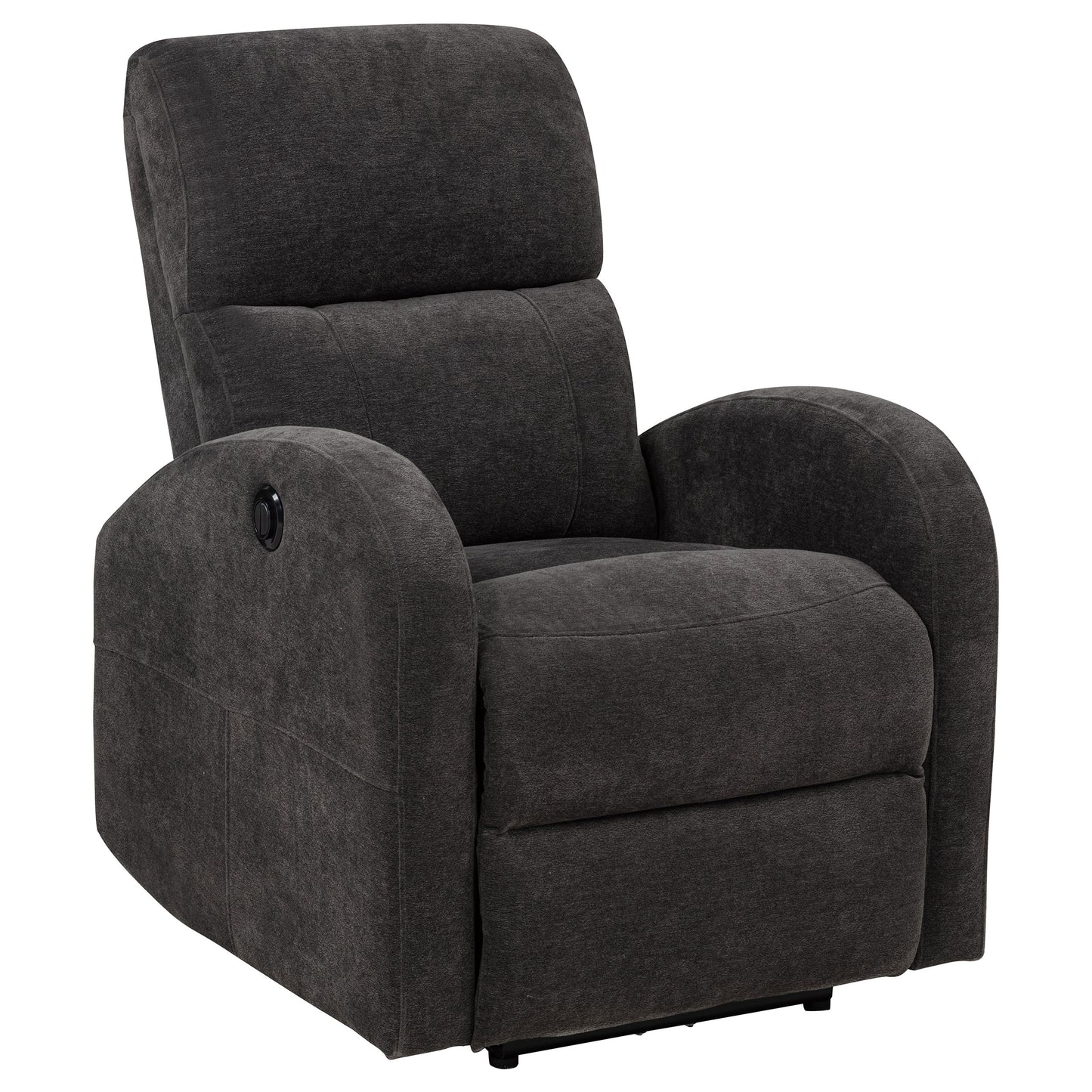 Zayden Graphite Power Lounge Chair