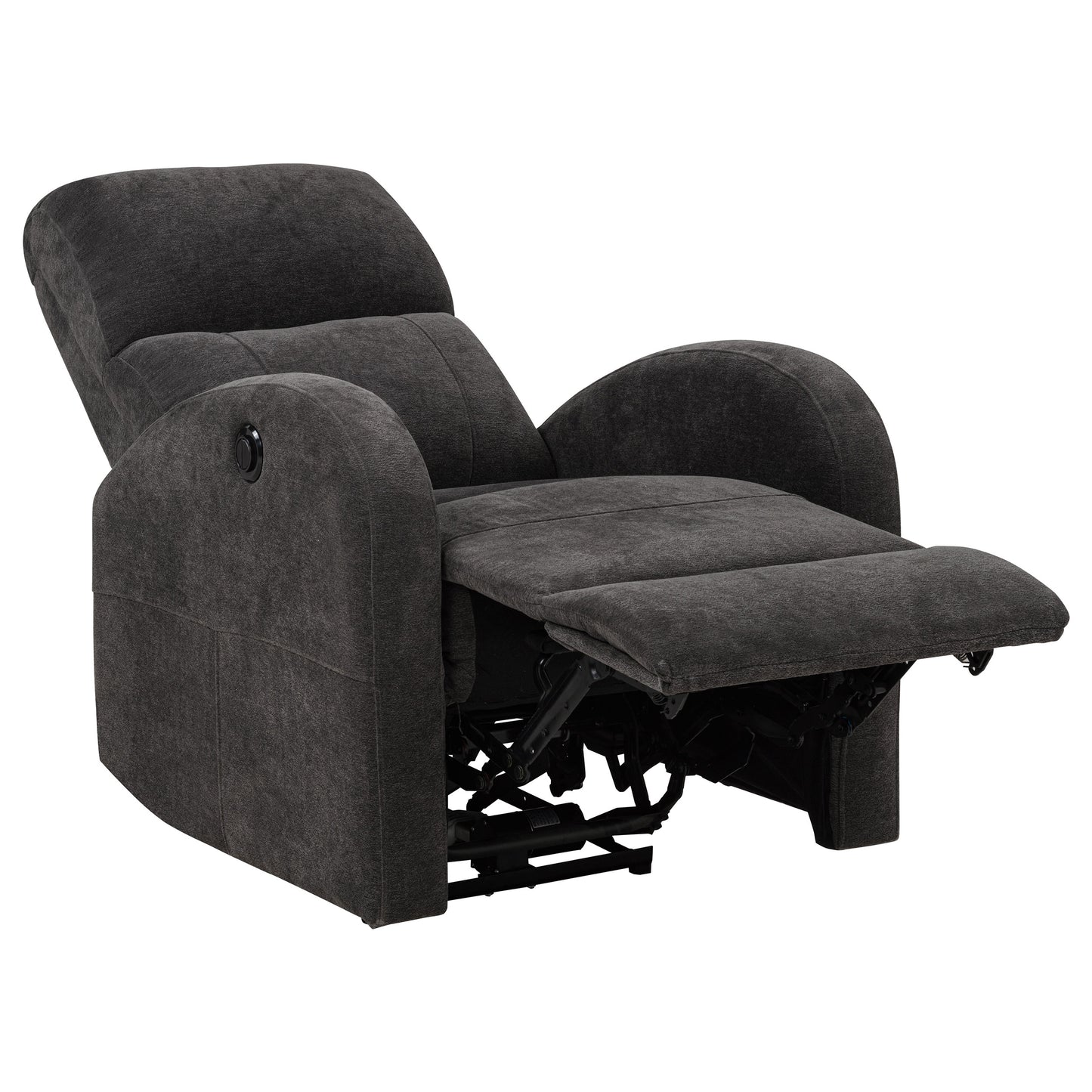 Zayden Graphite Power Lounge Chair