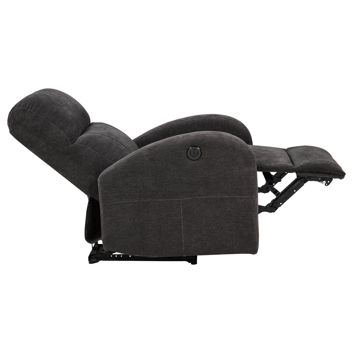 Zayden Graphite Power Lounge Chair