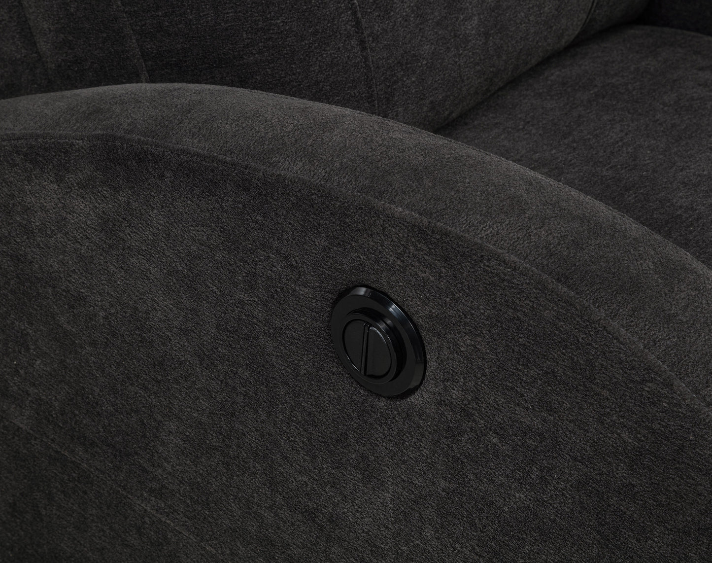 Zayden Graphite Power Lounge Chair