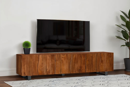 Crash 86” Mango Wood Media Console