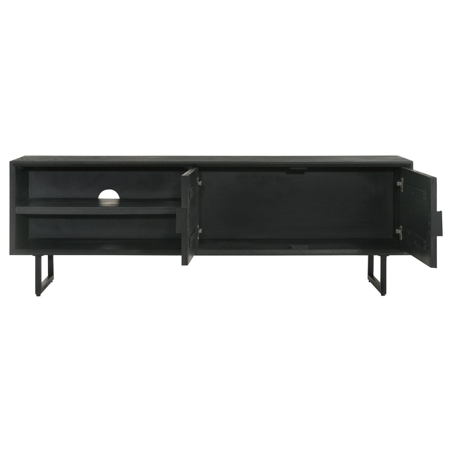 Calderon Charcoal Media Console 70"