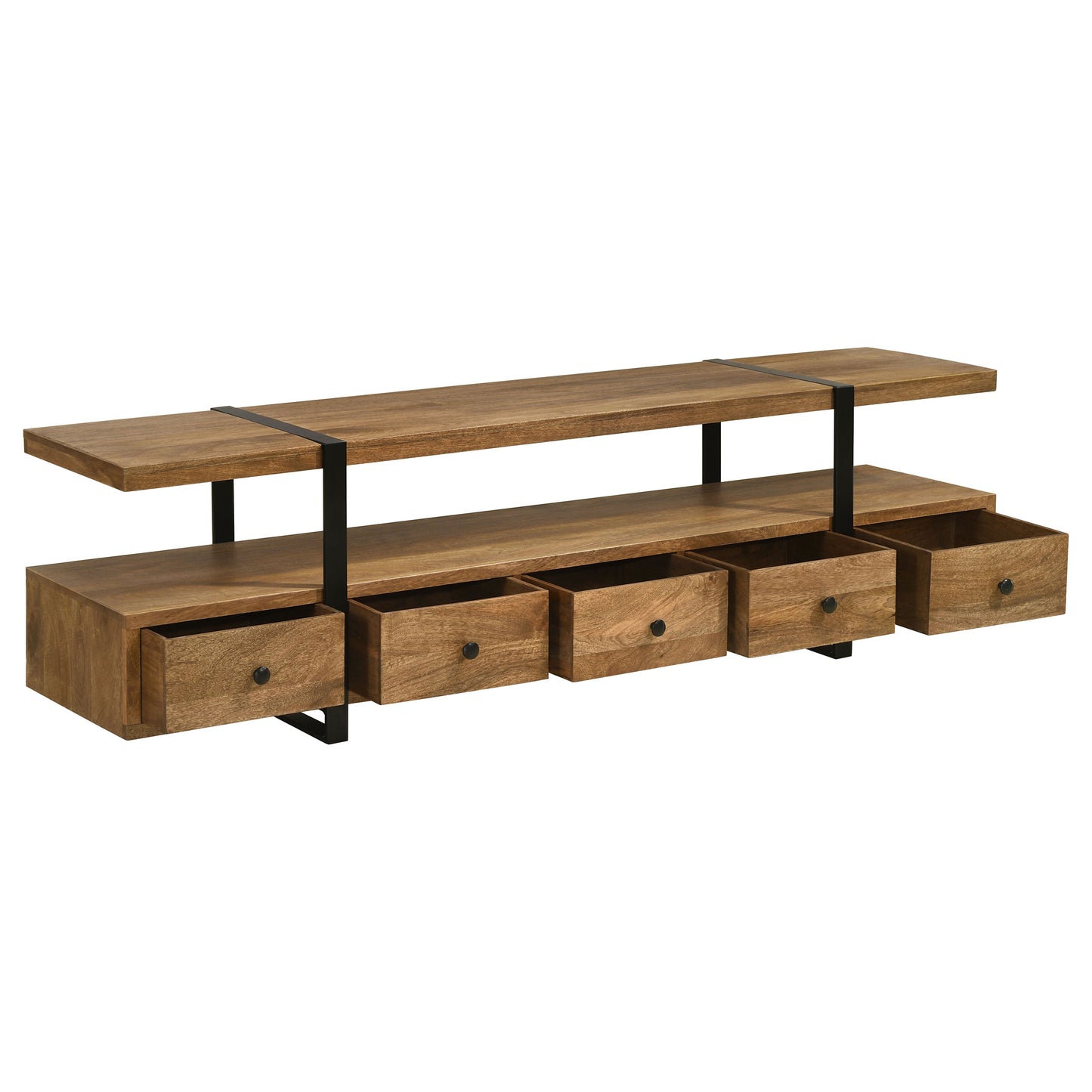 Kairo 70” Mango Wood Media Console
