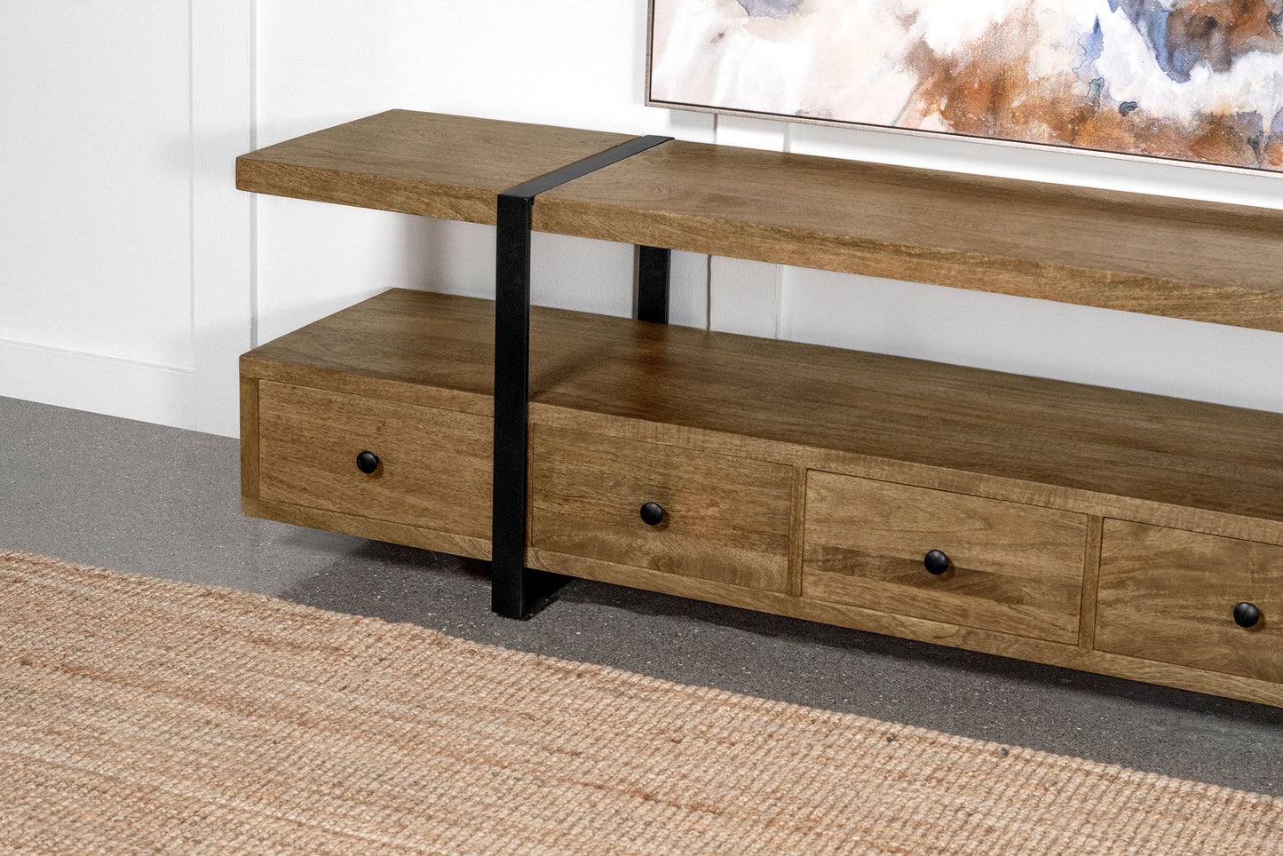 Kairo 70” Mango Wood Media Console