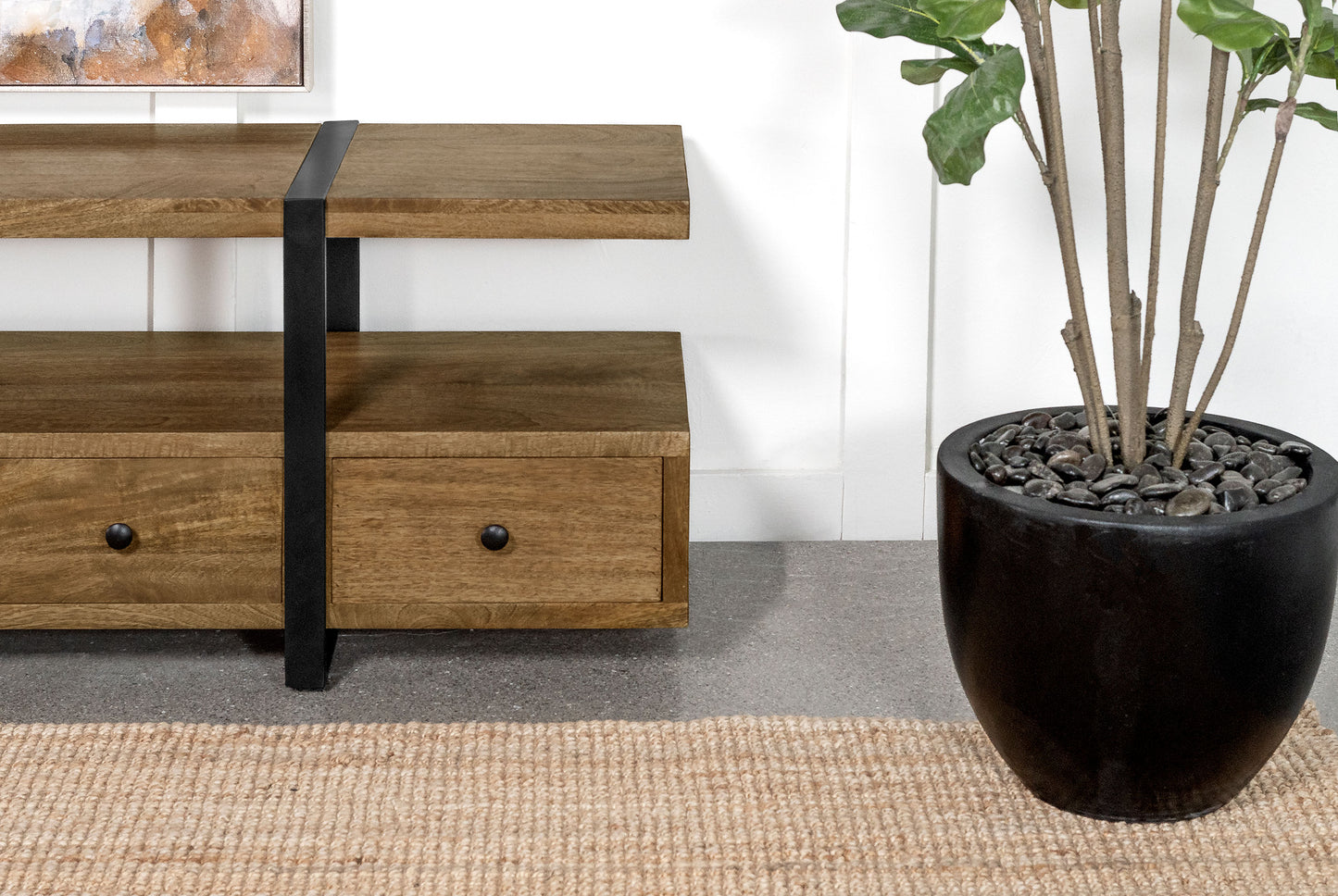 Kairo 70” Mango Wood Media Console