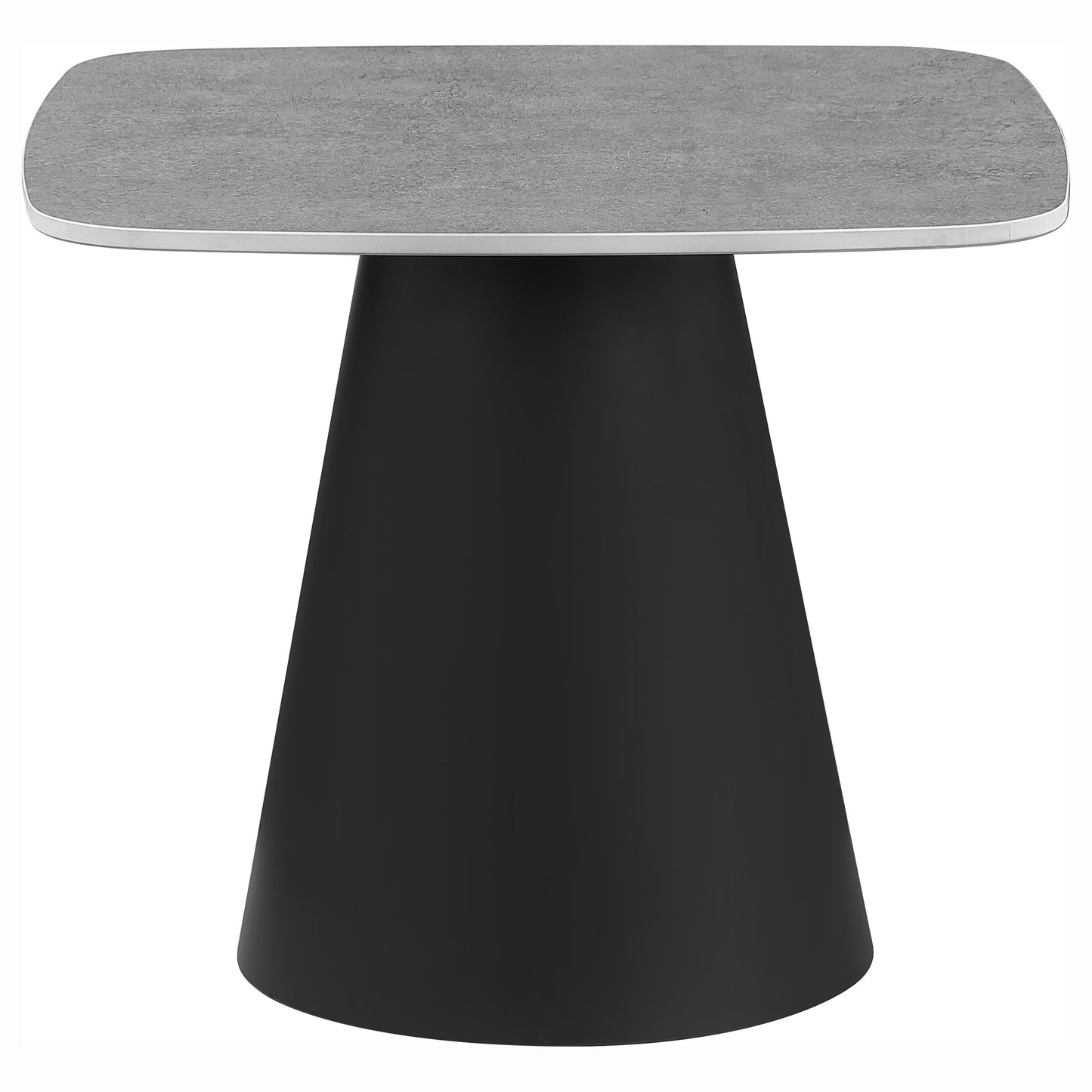 Eason Modern 2-Piece Coffee & Cocktail Table Set – Concrete & Black