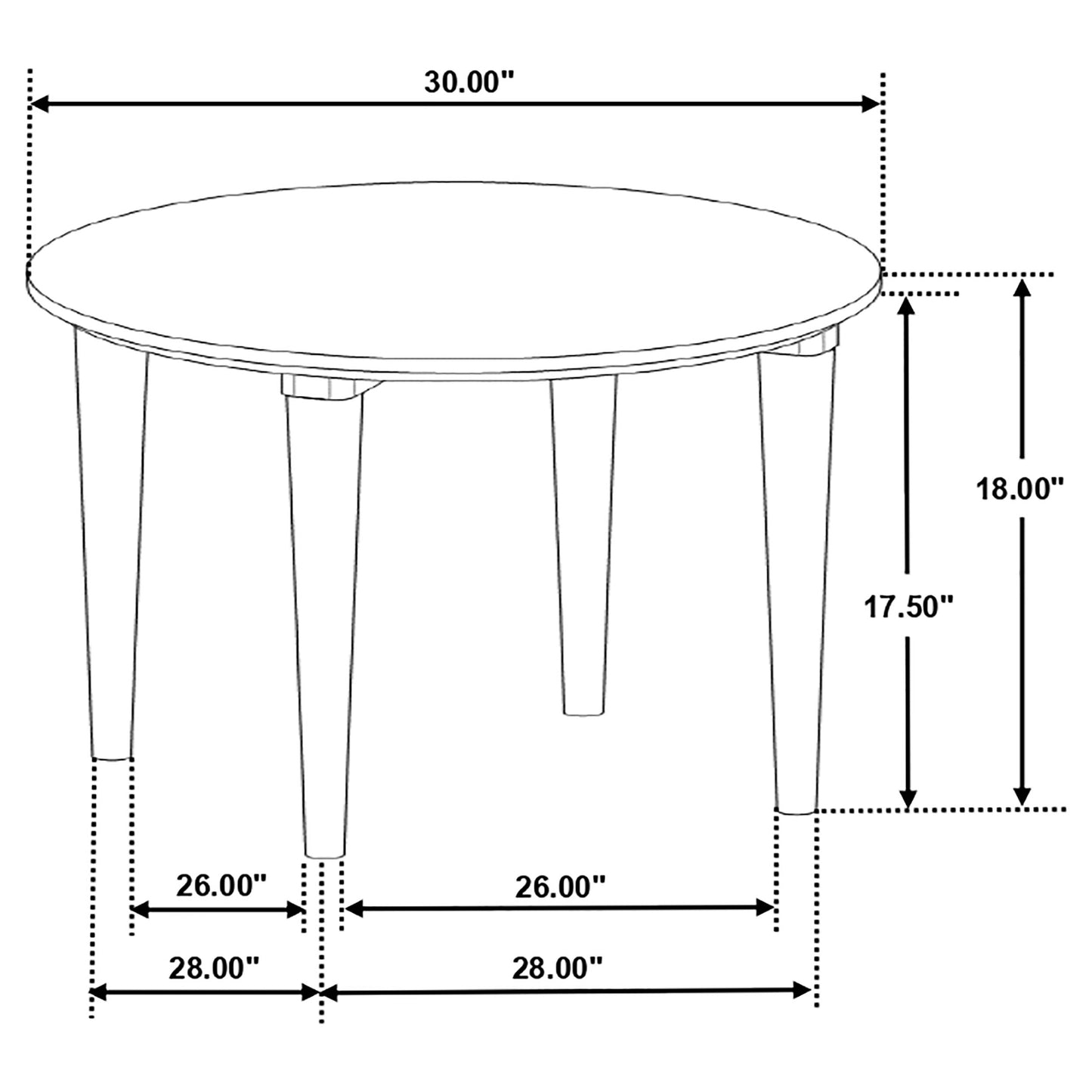 Aldis White Marble Round Coffee Table with Natural Wood Base