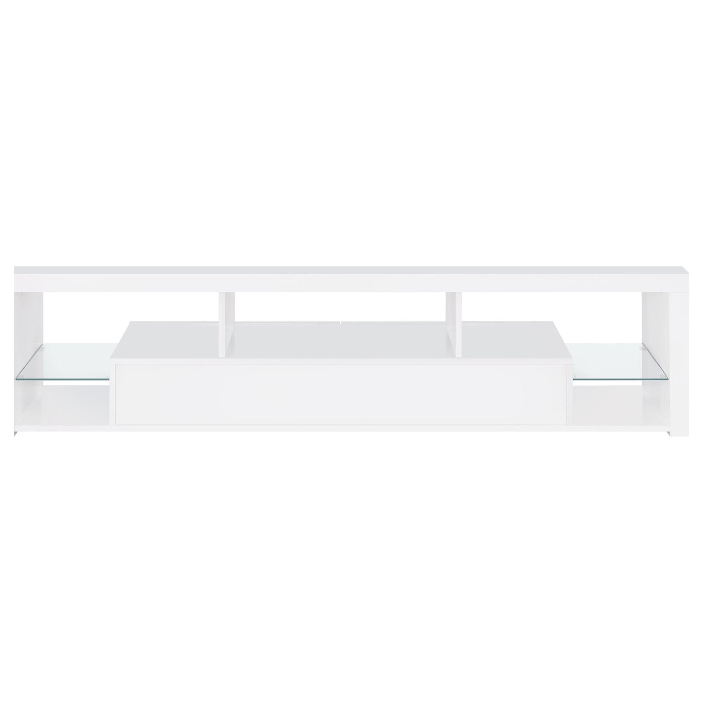Velmora Gloss White Entertainment Console 71 inch