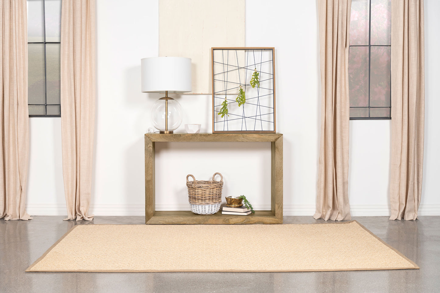 Solvante Solid Mango Wood Console Table