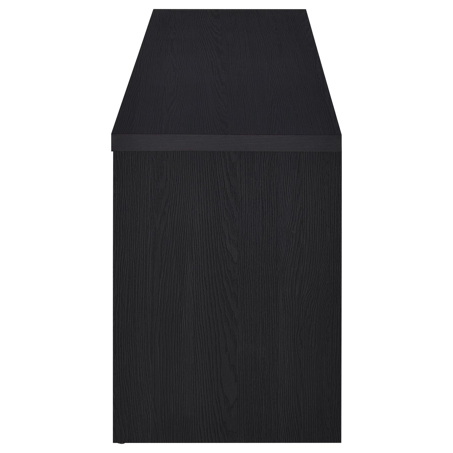 Lucente Black Contemporary TV Console