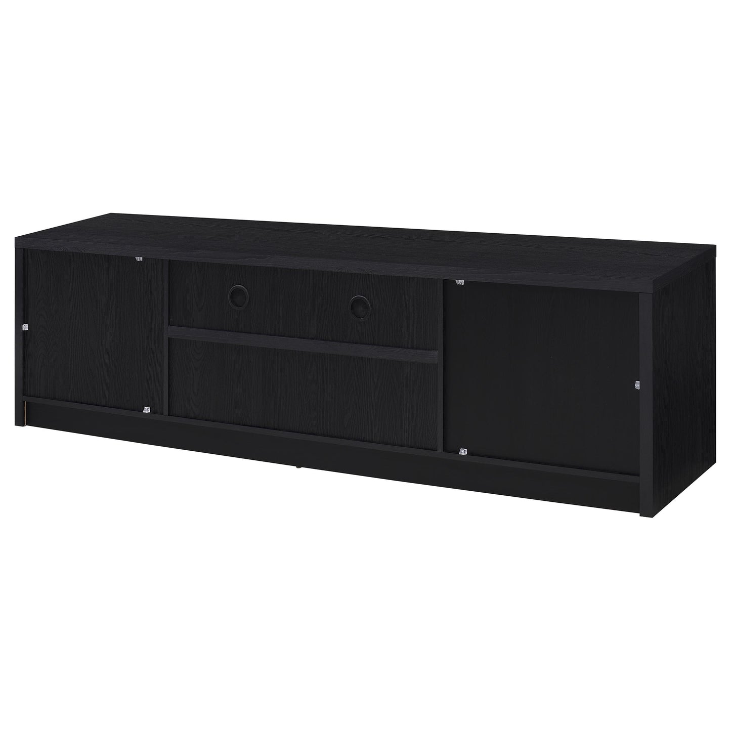 Lucente Black Contemporary TV Console