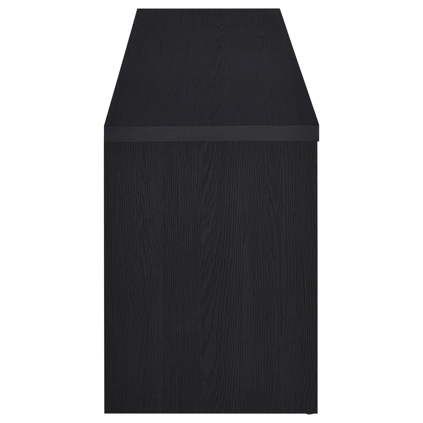 Lucente Black Contemporary TV Console