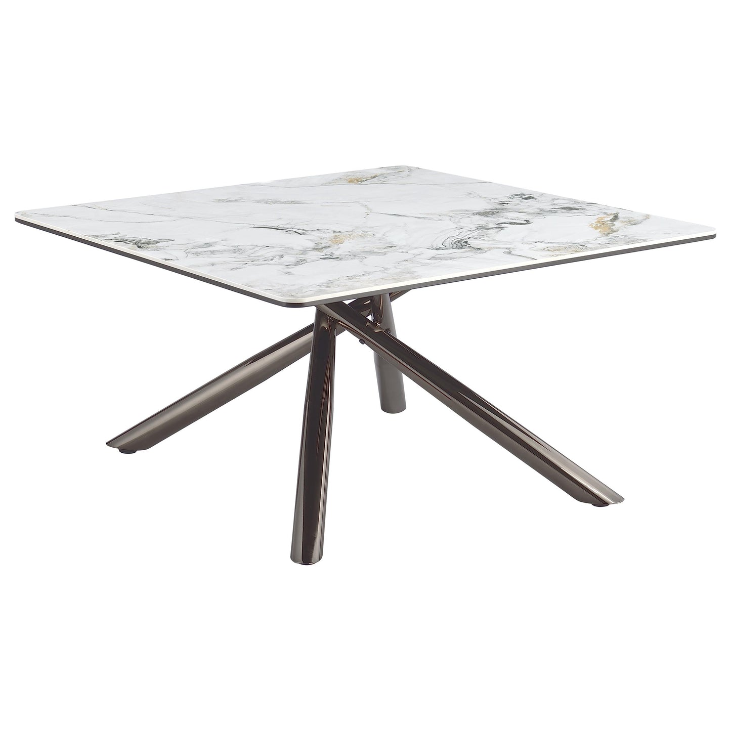 Aveline Square Coffee Table – Mirage White Sintered Stone