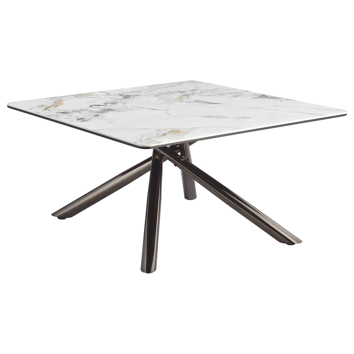 Aveline Square Coffee Table – Mirage White Sintered Stone
