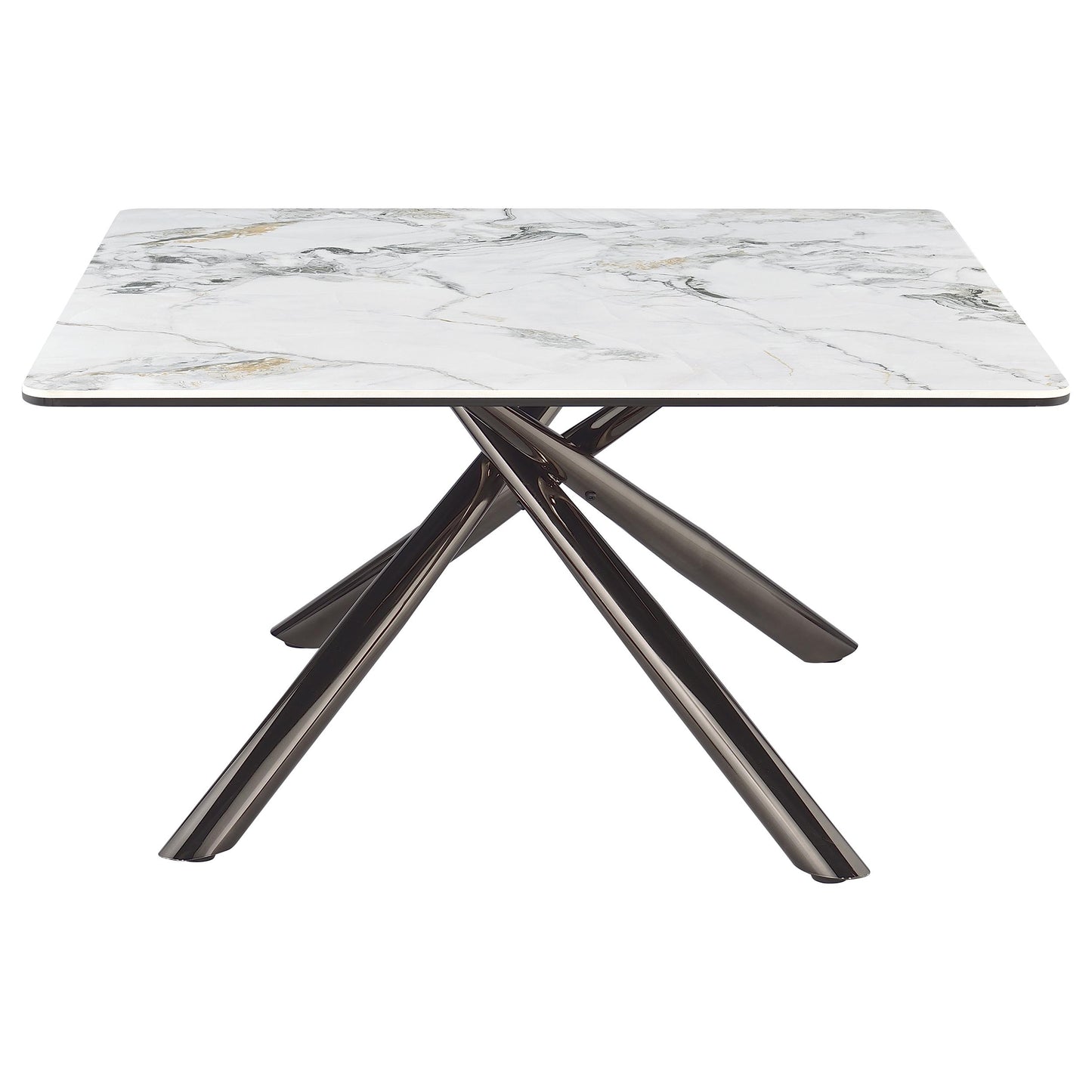 Aveline Square Coffee Table – Mirage White Sintered Stone