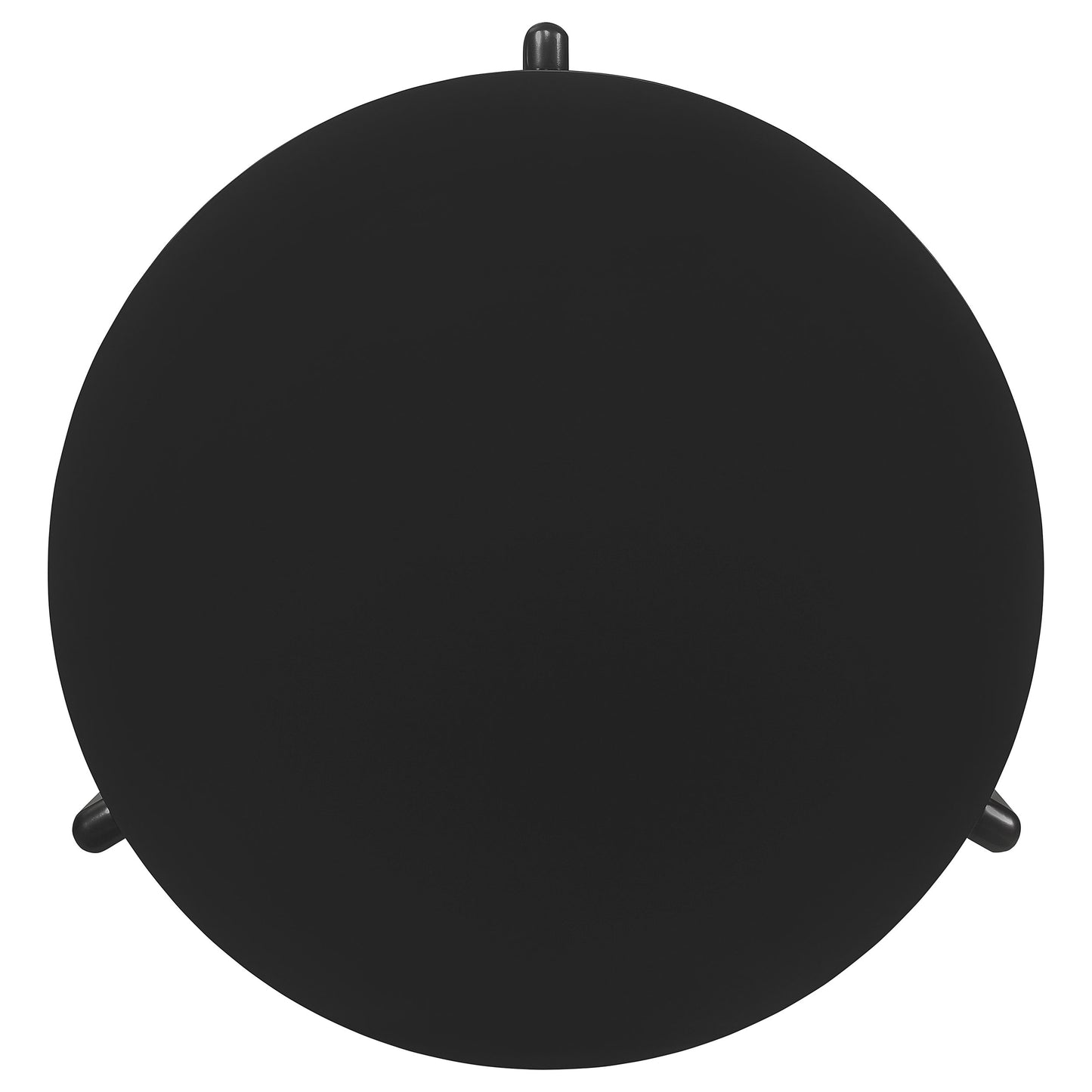 Cordova Modern Round Solid Wood Coffee Table – Black