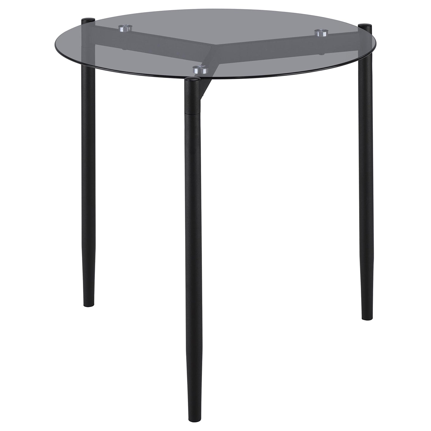 Rosalie Grey Round Coffee & Accent Table Set (2-Piece)