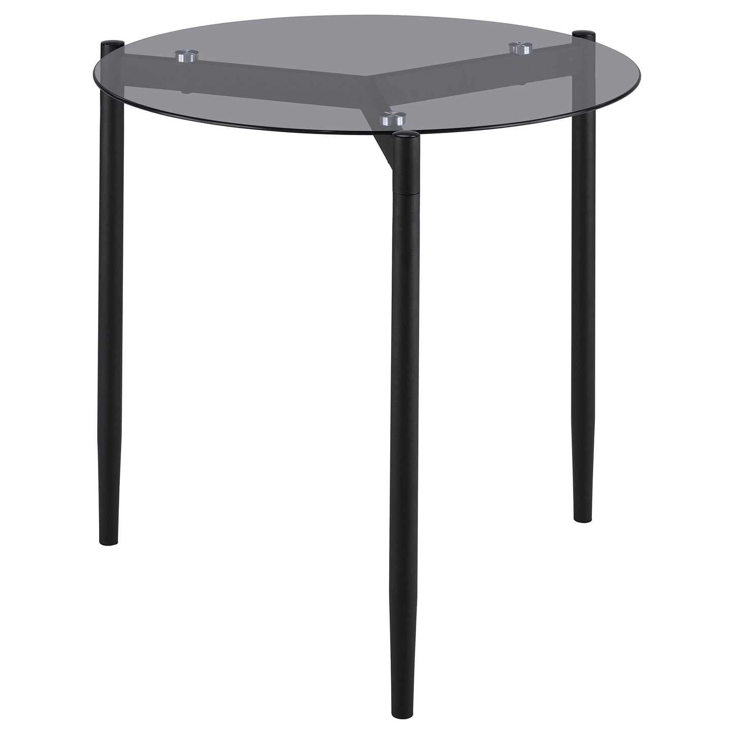 Rosalie Grey Round Coffee & Accent Table Set (2-Piece)