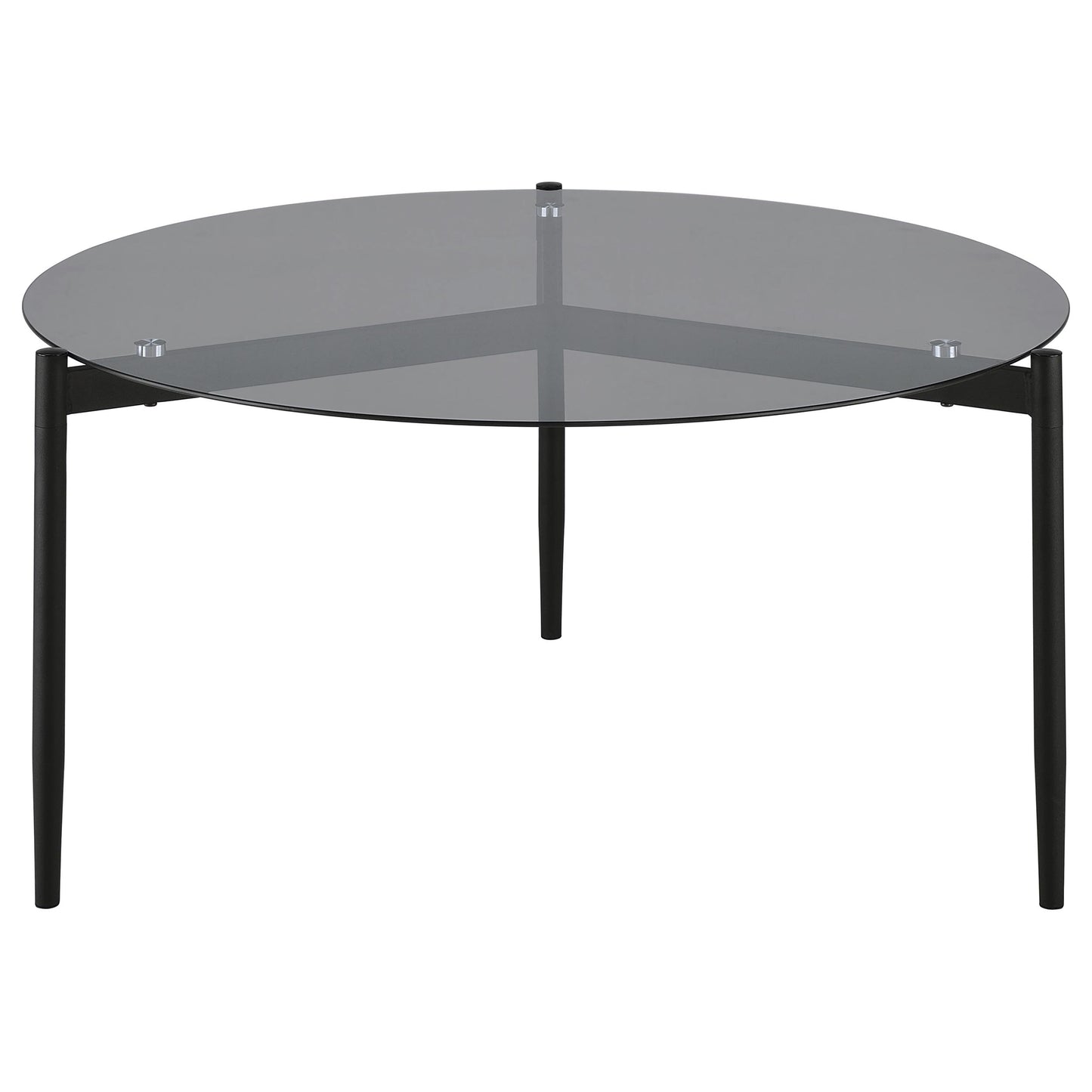 Rosalie Grey Round Coffee & Accent Table Set (2-Piece)