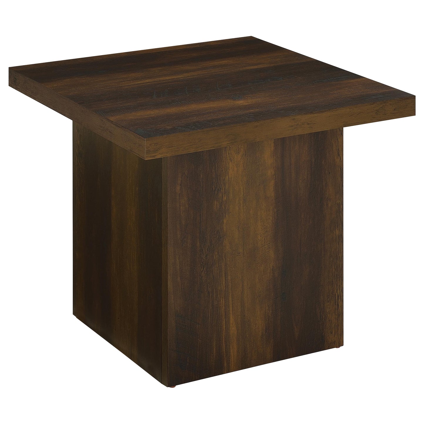 Devar 2-Piece Dark Pine Square Coffee and End Table Set