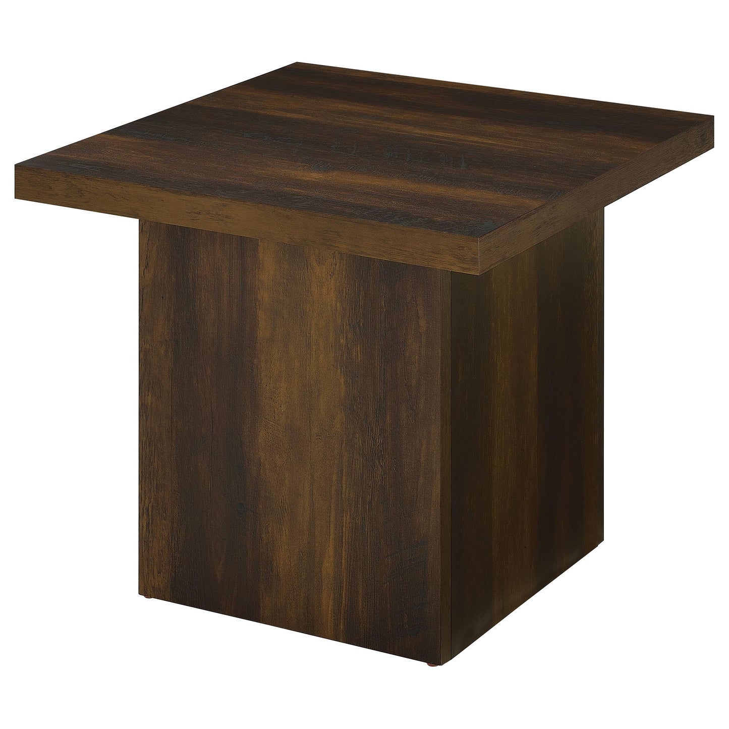 Devar 2-Piece Dark Pine Square Coffee and End Table Set