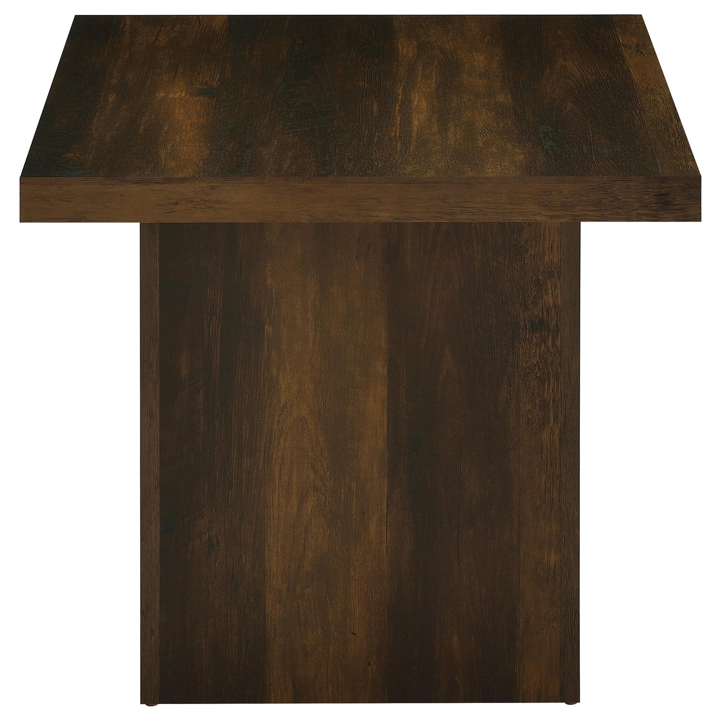 Devar 2-Piece Dark Pine Square Coffee and End Table Set
