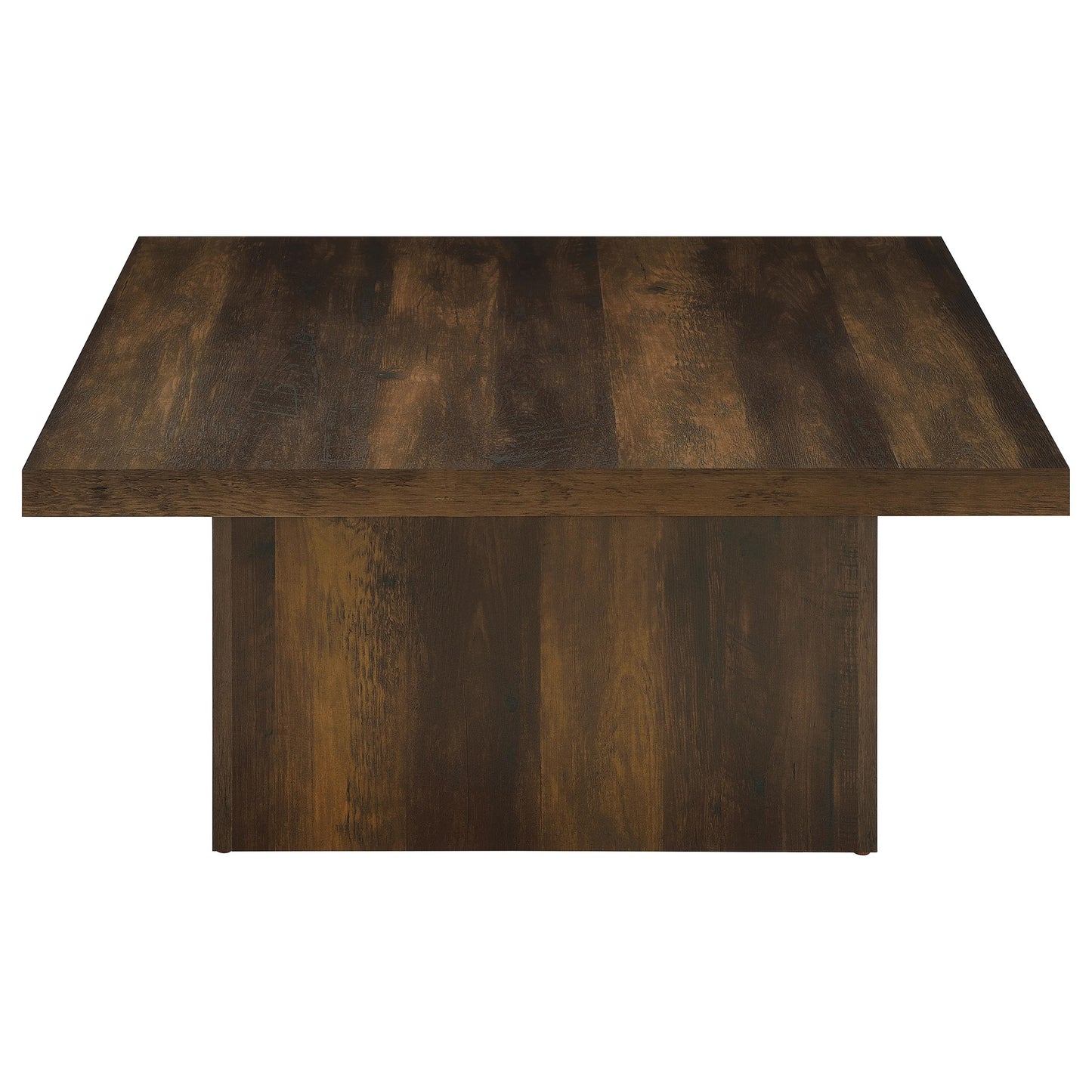 Devar 2-Piece Dark Pine Square Coffee and End Table Set