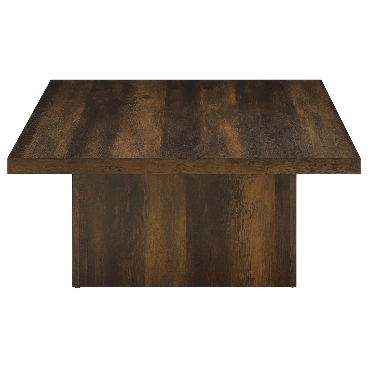 Devar 2-Piece Dark Pine Square Coffee and End Table Set