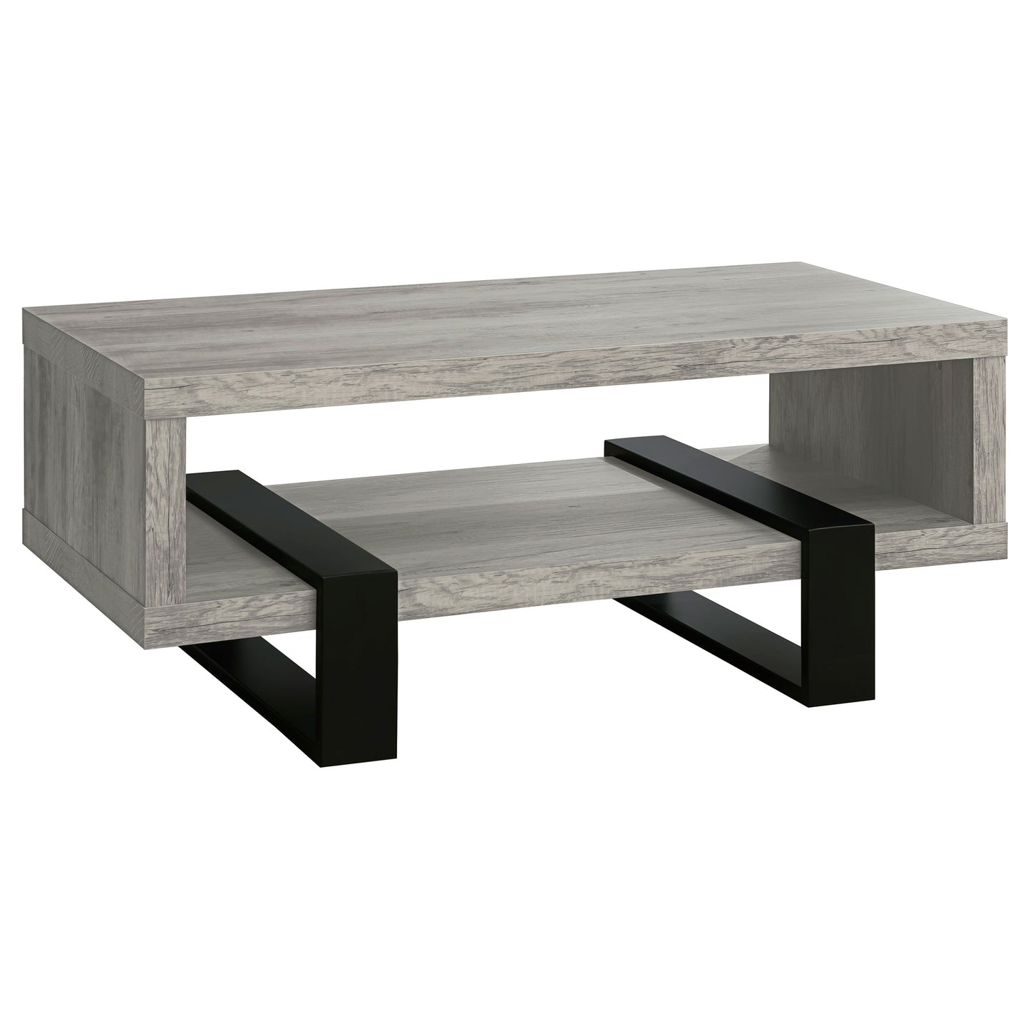 Dinard Contemporary Coffee Table in Grey Driftwood