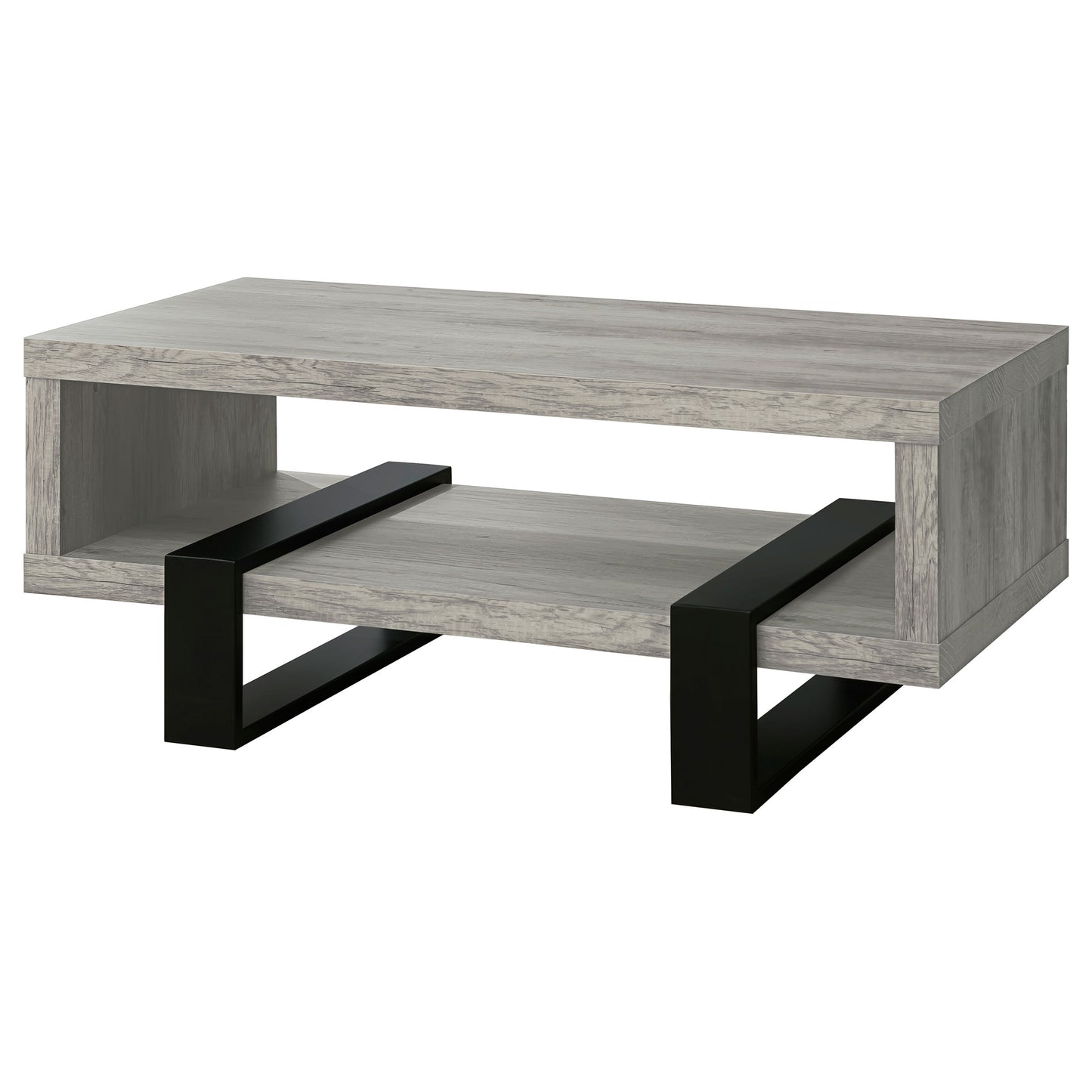 Dinard Contemporary Coffee Table in Grey Driftwood