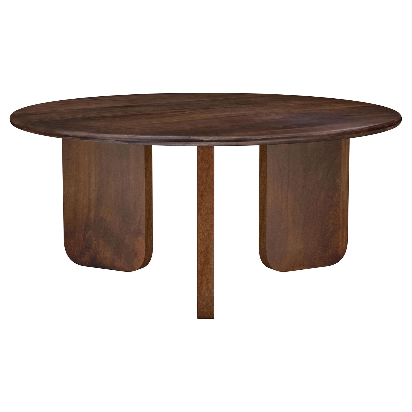 Dale 2-Piece Brown Solid Wood Coffee and End Table Set