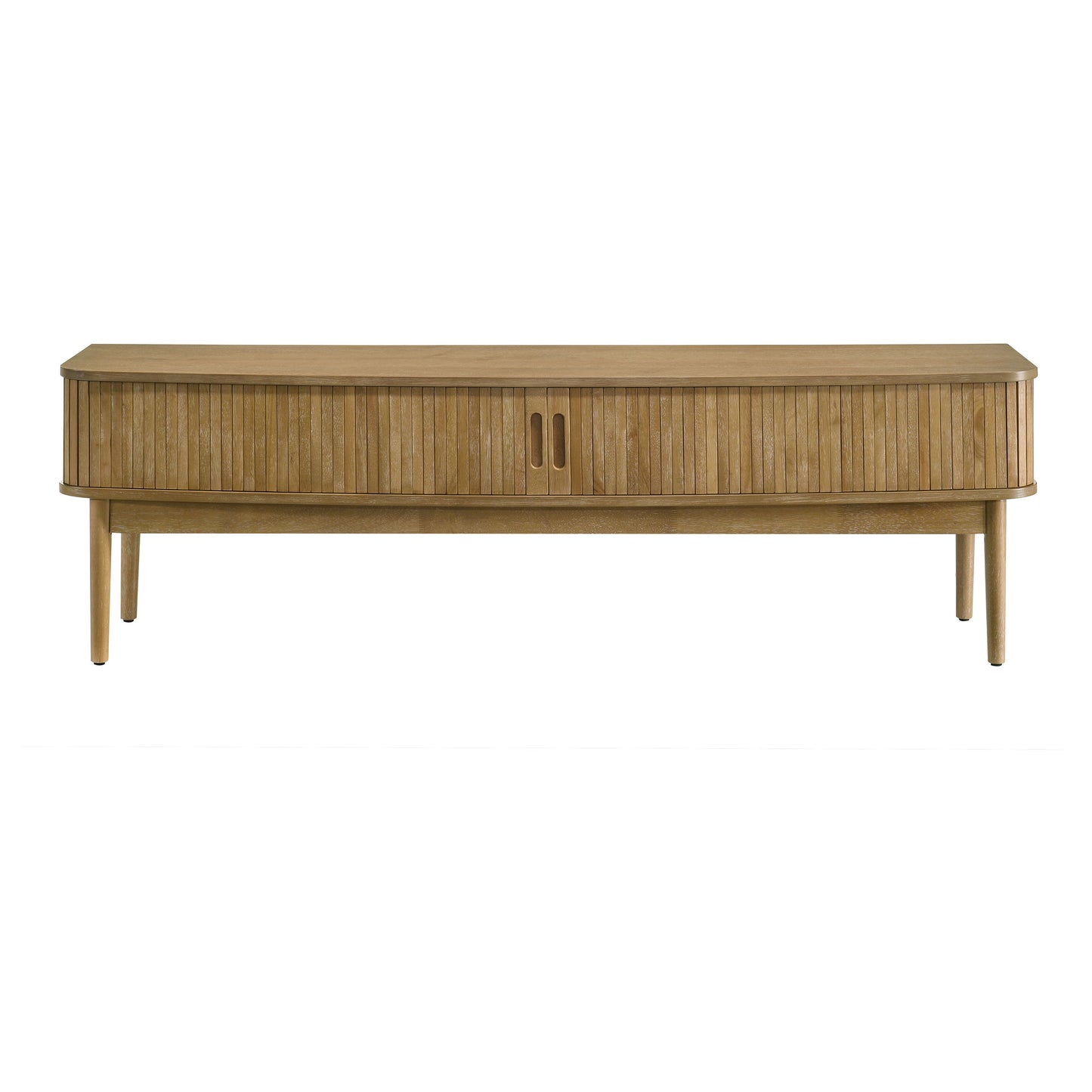 Solvane 71” Reeded Media Console
