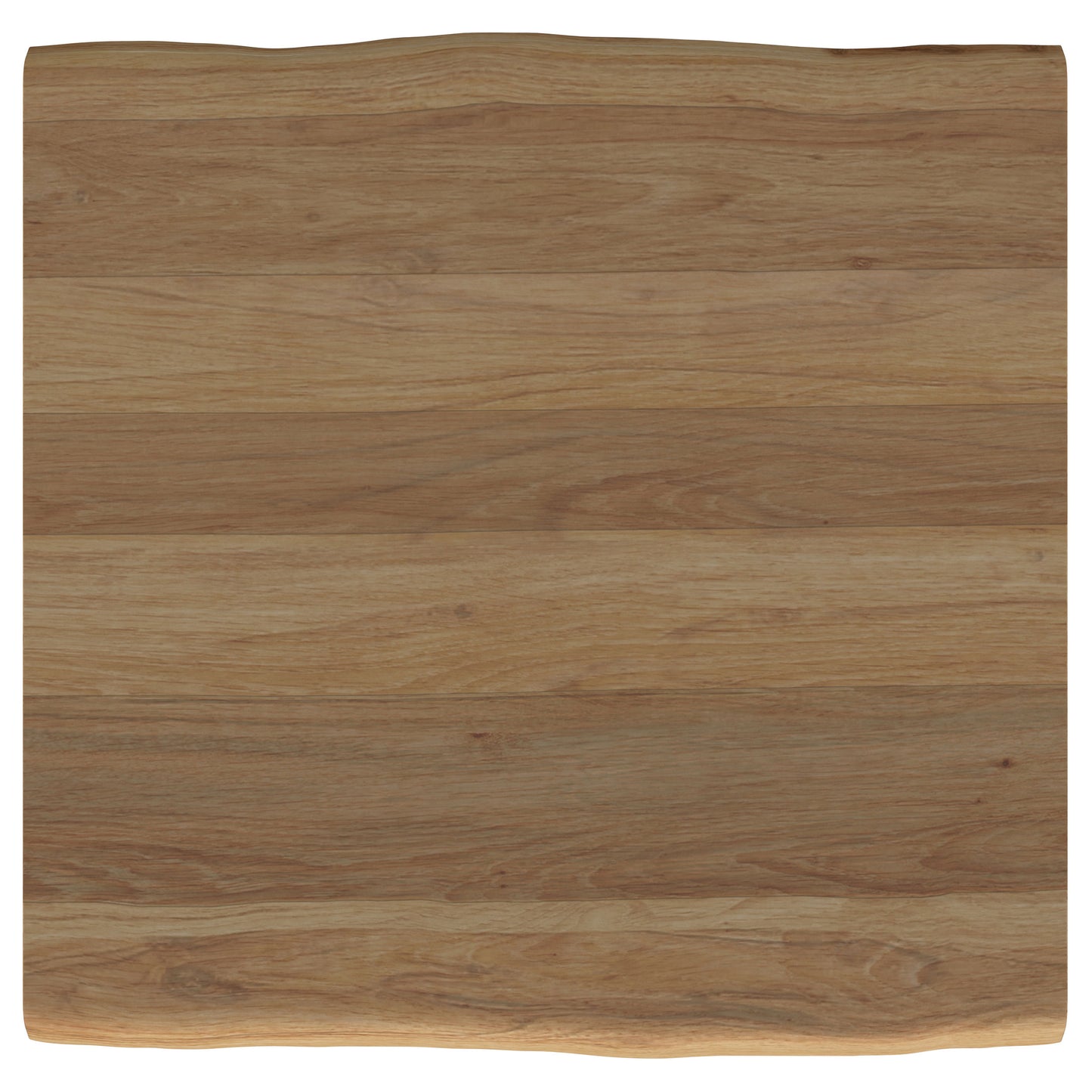 Zander Modern Square Coffee Table – Natural Brown Wood Finish