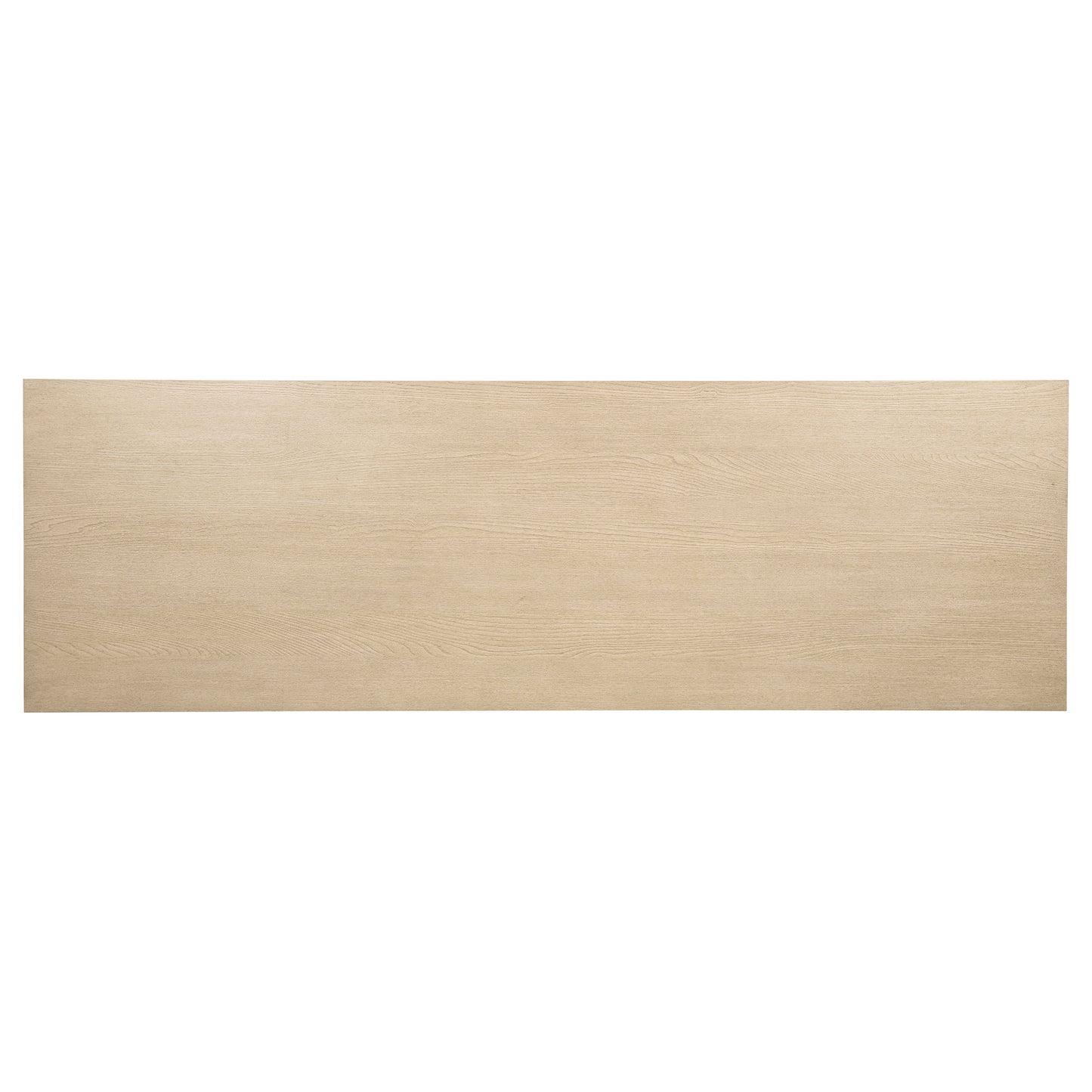 Calvryn 75-inch 3-Drawer Computer Desk with Adjustable Shelf Light Elm