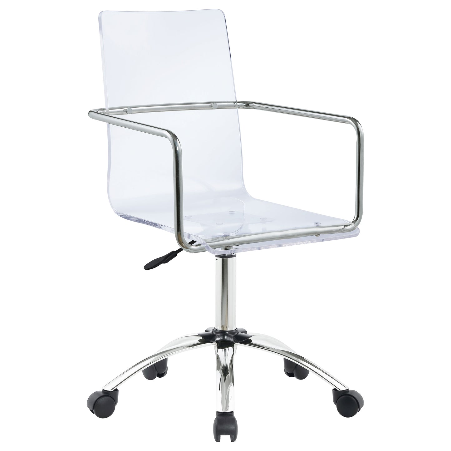 Soren Acrylic Adjustable Office Chair Clear