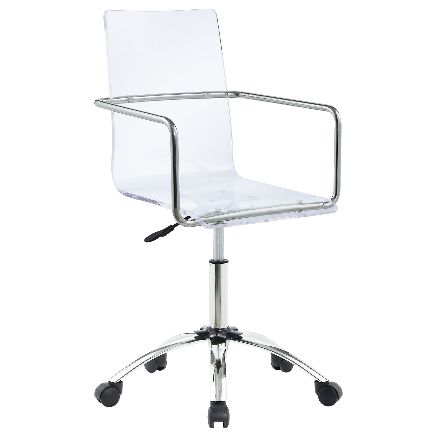 Soren Acrylic Adjustable Office Chair Clear
