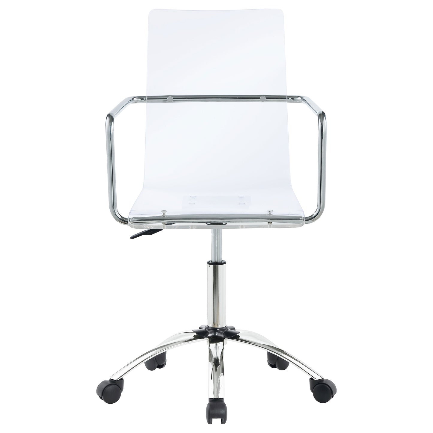 Soren Acrylic Adjustable Office Chair Clear
