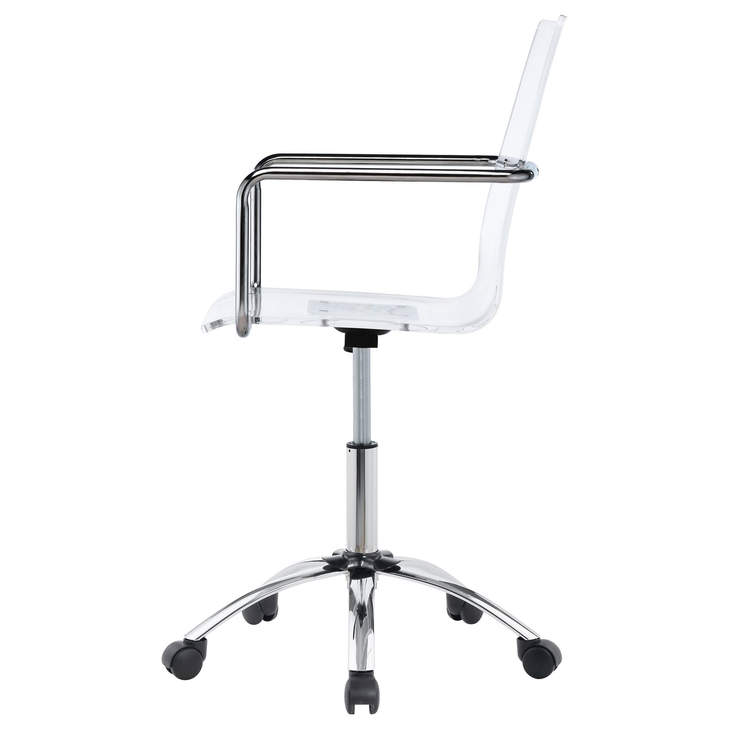 Soren Acrylic Adjustable Office Chair Clear
