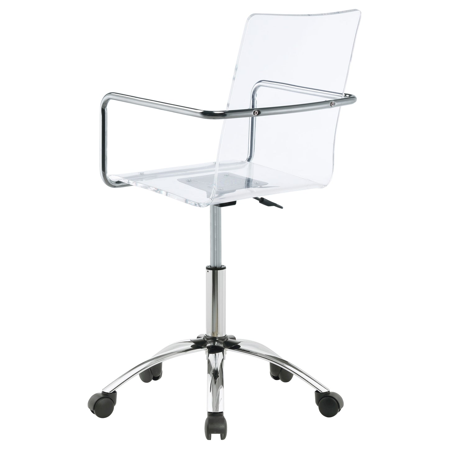 Soren Acrylic Adjustable Office Chair Clear
